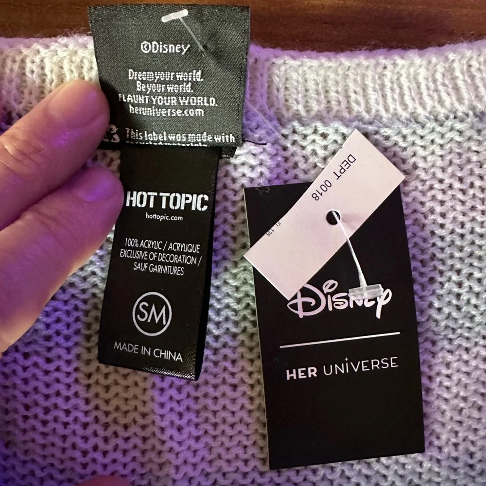 Disney Alice In Wonderland Long Sleeved Knit Sweater - Her Universe